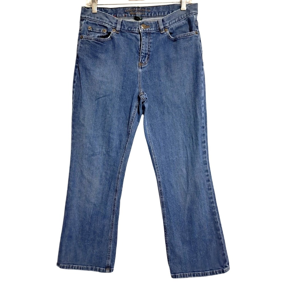 Lauren Jeans Co Ralph Lauren Jeans Women 10P Blue Petite Straight Leg